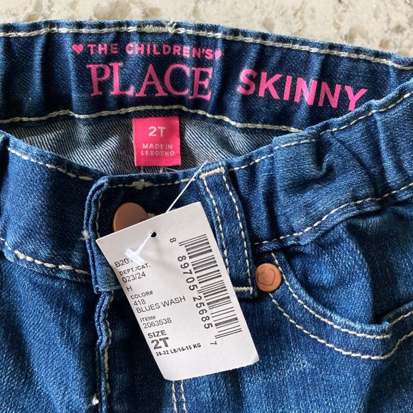 NWT heart tee and dark wash jeans 2T - Picture 11 of 11